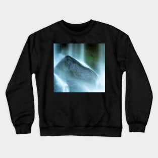 Waterfall On Rocks Crewneck Sweatshirt